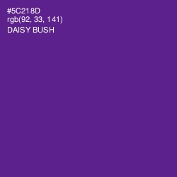 #5C218D - Daisy Bush Color Image